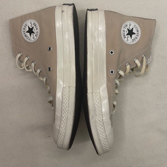 Converse Chuck 70 High Shoes Casual Sneakers Beach Stone Canvas - Picture 2 of 3